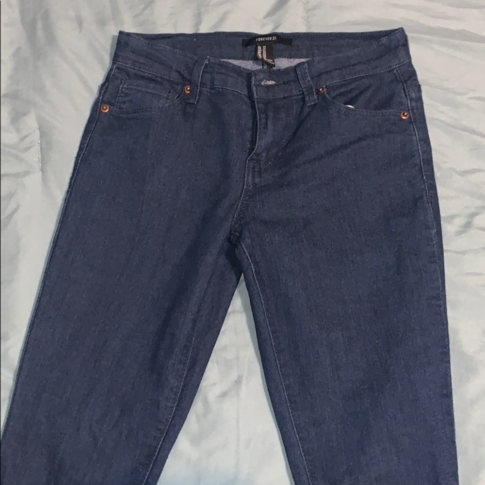 Dark blue Forever 21 Skinny Jeans